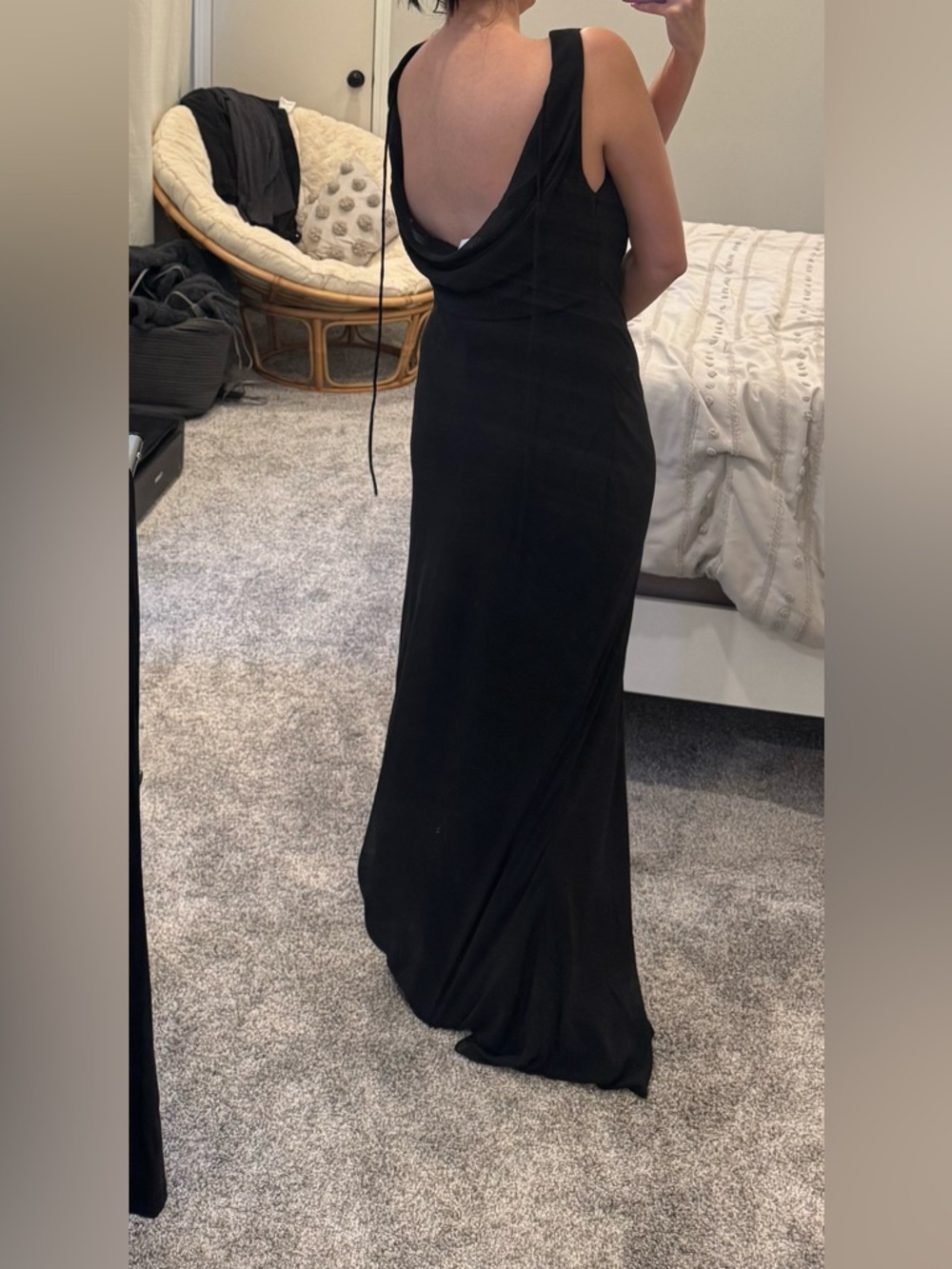 Elegant Black Women's Dress